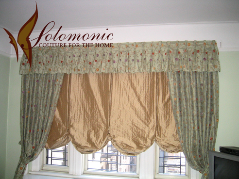 Pinch Pleats Valance, Baloon Shade and Drapes.jpg